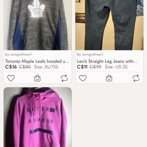 Under Armour ,Levi’s @Lcassandrop’s